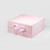 Medium Square Ribbon Box - Baby Pink