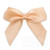 Peach – 5cm Satin Ribbon Bow – (Self Adhesive) – 12 Pack