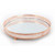 Tray Candle Plate Copper Mirror , 28CM