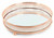 Tray copper candle mirror, 20cm