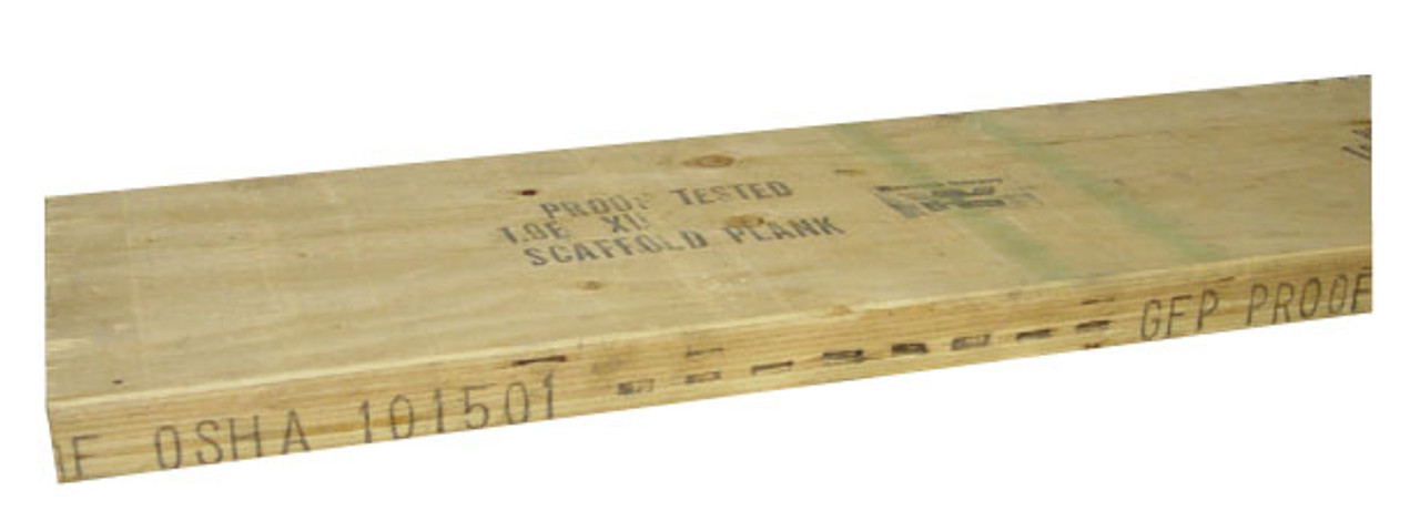 wood scaffold plank capacity