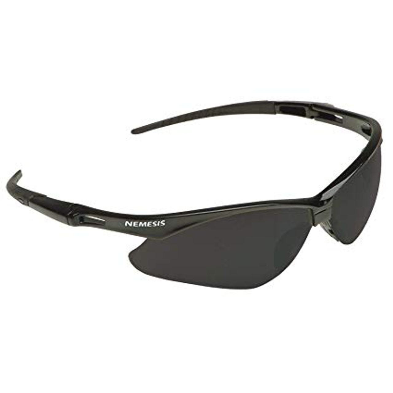 KleenGuard 25688 Nemesis Safety Glasses Black Frame/Smoke Mirror