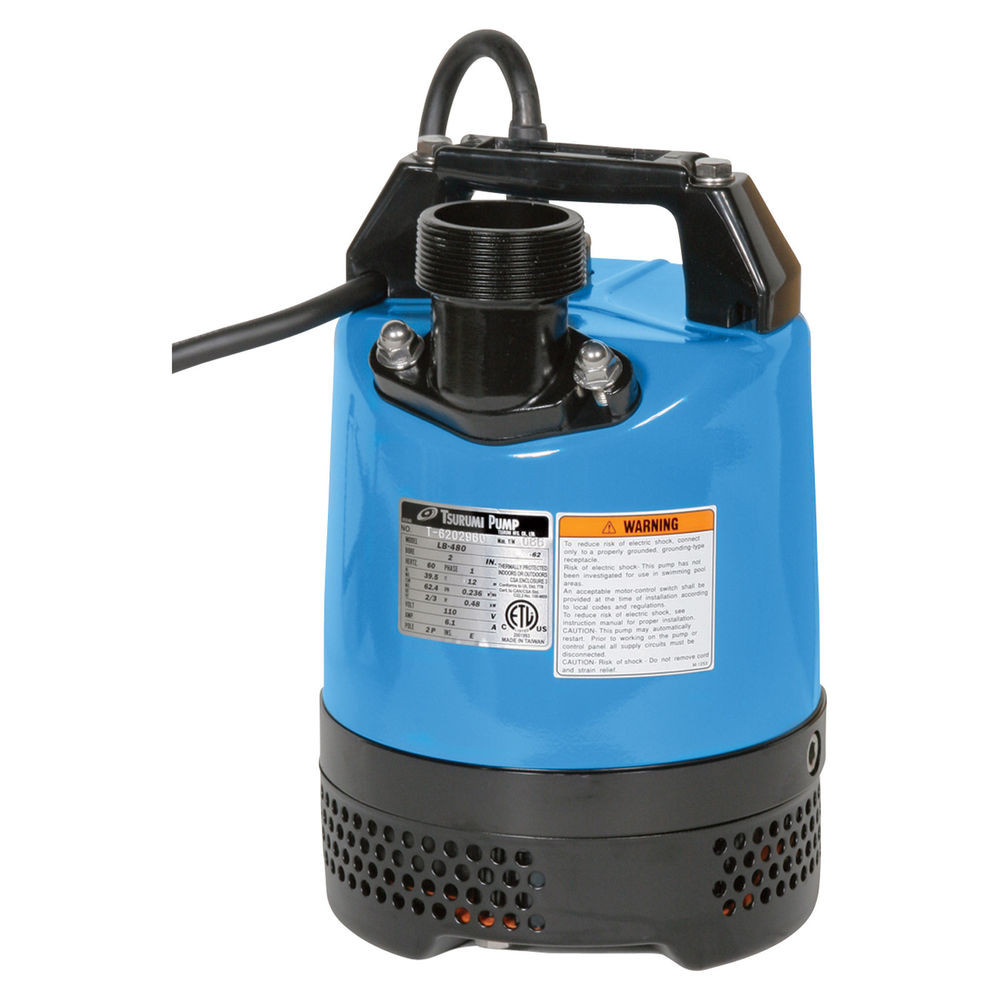 Tsurumi 2/3 HP Submersible Pump with 2