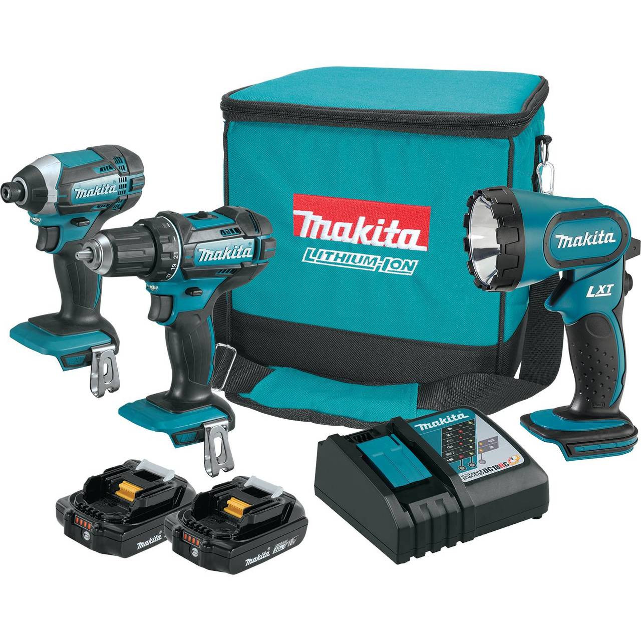 Makita CT320R 18V COMPACT Lithium Ion Cordless 3 Piece Combo Kit