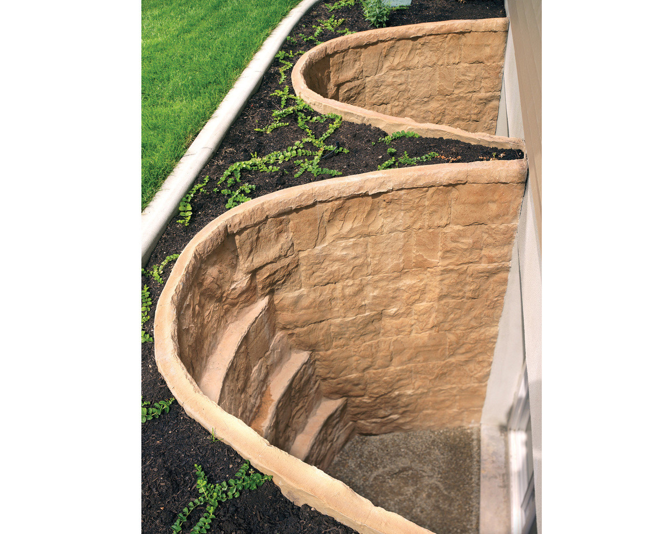 RockWell 664484 7 Ft. Elite Series Rockwell Window Well - Gray