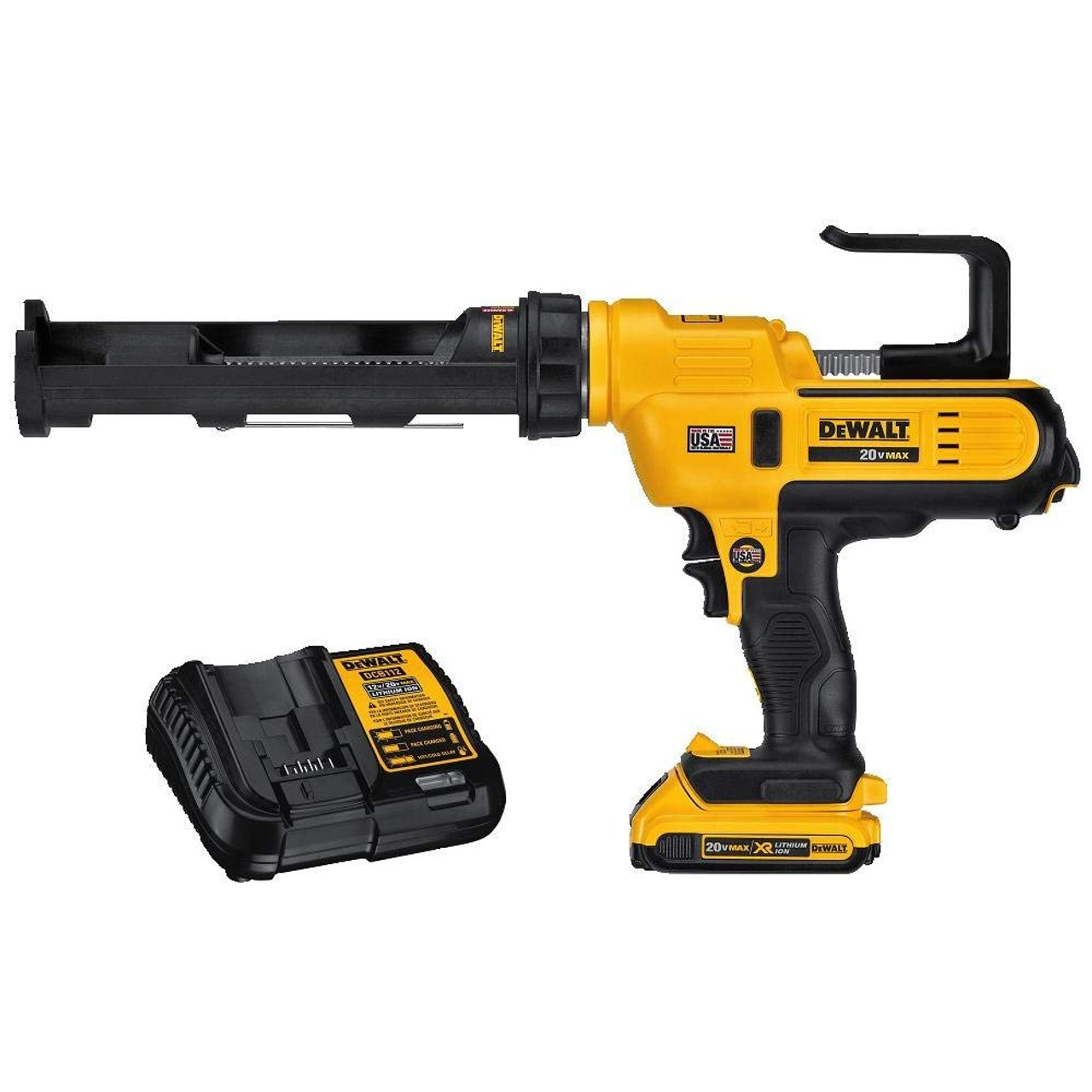 DeWalt DCE560D1 20 Volt Max 10 oz./300 ml. Caulk Gun Kit