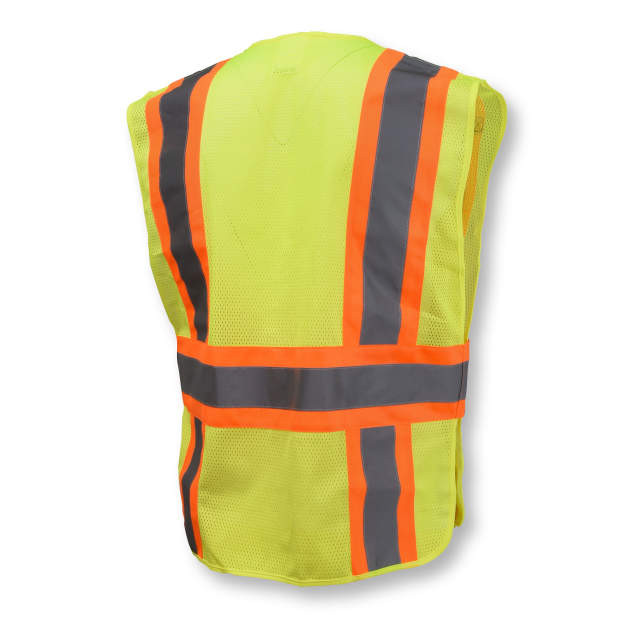 Radians SV23-2ZGM-M/L Class 2 Mesh Safety Vest - Lime with Silver