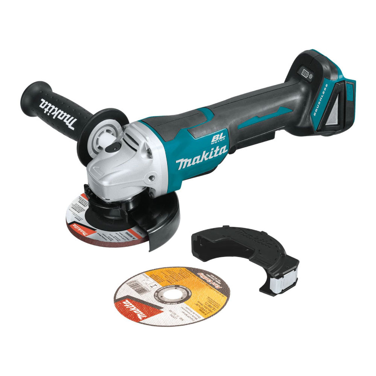 Makita XAG11Z 18 Volt LXT Brushless 4-1/2 Inch 5-Inch Grinder with Paddle  Switch