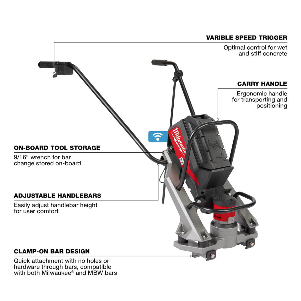 Milwaukee MXF381-2CP MX Fuel Vibratory Screed Kit