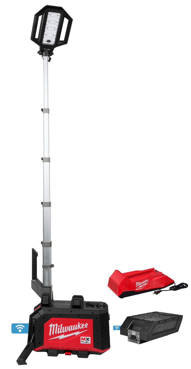 Milwaukee MXF040-1XC MX Fuel Rocket Dual Power Compact Tower Light Kit
