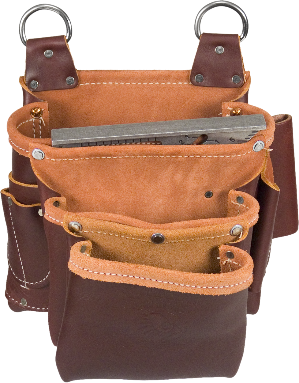 Occidental Leather 5063 3-Pouch Beltless Fastener Bag
