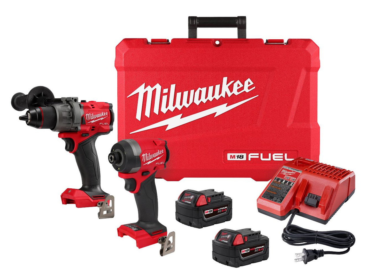 Tool Combo Kit M18 Drill Combo Milwaukee 3697-22 M18 FUEL