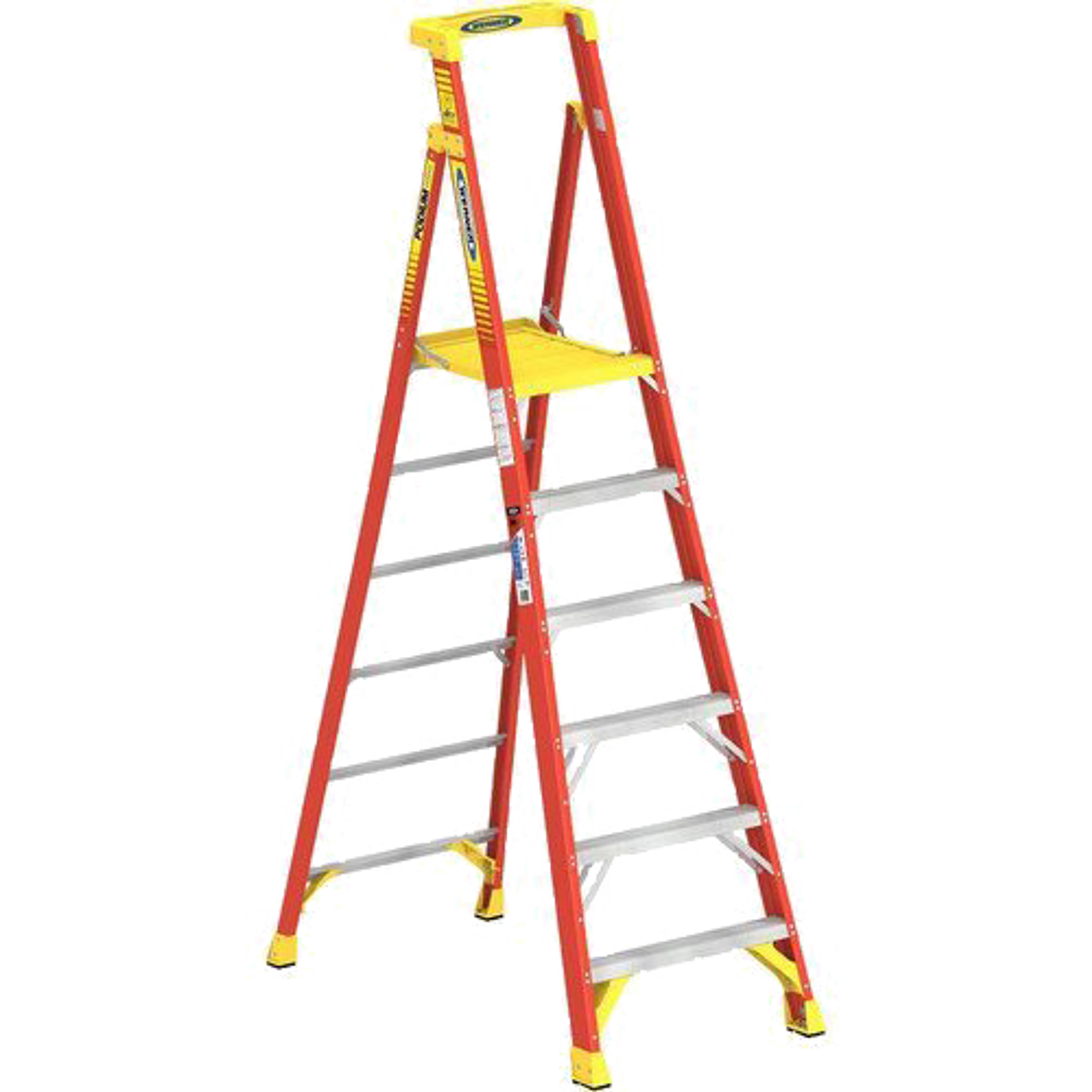 Werner PD6206 6 Ft. Fiberglass Podium Ladder Type 1A 300 Lbs.