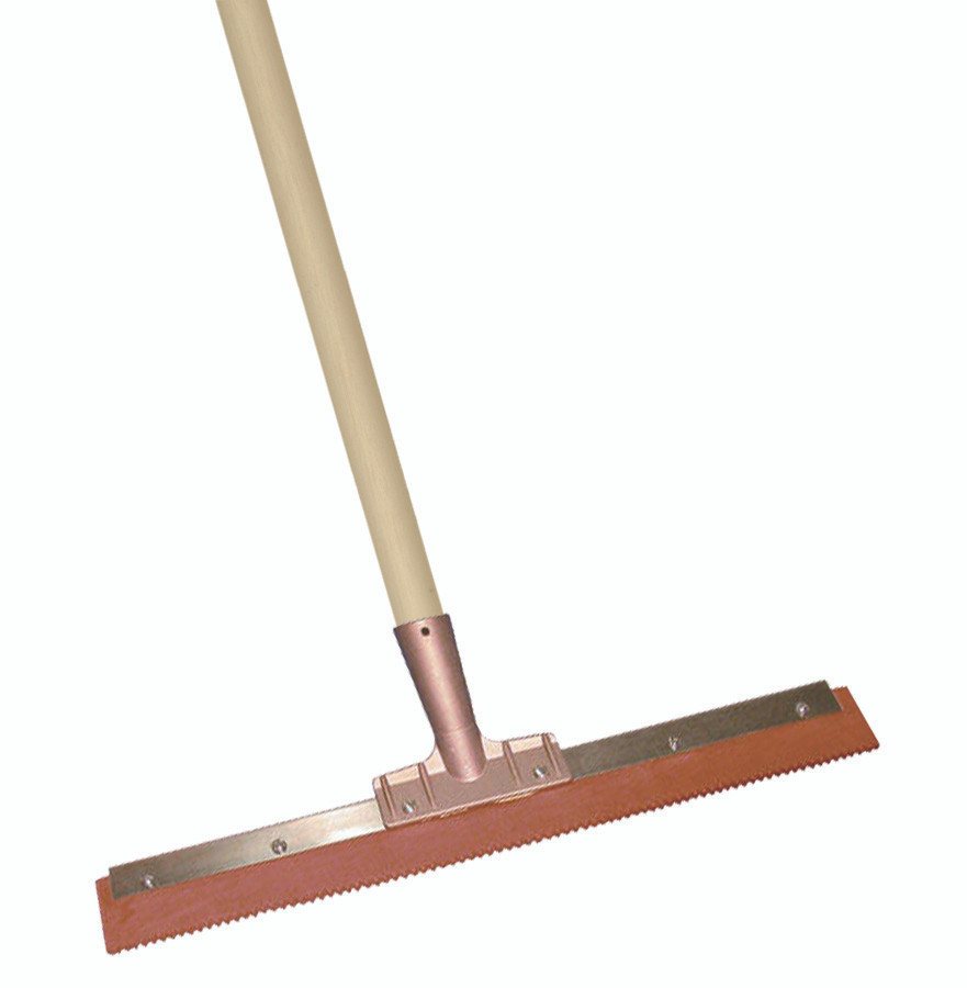 Magnolia Brush 8424 24" Serrated Edge Floor Squeegee with Handle