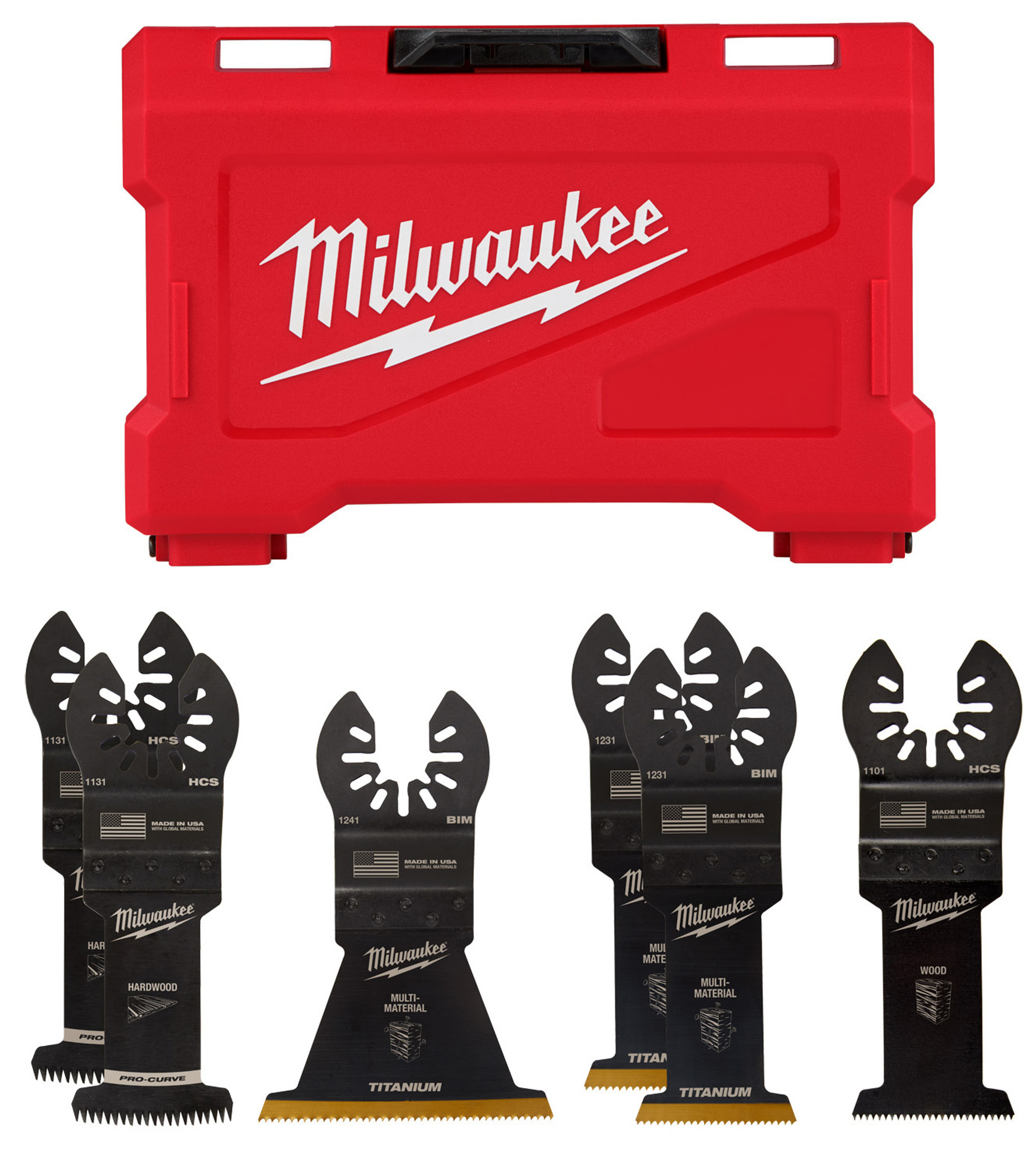 Milwaukee 49109112 6Piece Oscillating MultiTool Blade Set