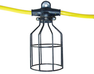 Southwire 07539 100 Ft. 12/3 Light String with Metal Cages