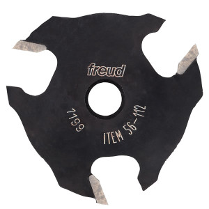 Freud 56-112 9/16" Depth x 1/4" Slot Three Wing Slotting Cutter Freud 56-112 9/16" Depth x 1/4" Slot Three Wing Slotting Cutter