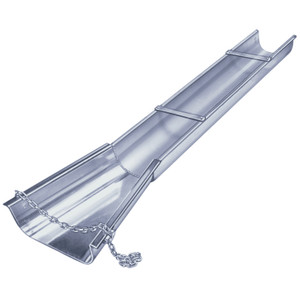 Kraft Tool CC996F 16 Ft. Aluminum Concrete Chute with Flare End Kraft Tool CC996F 16 Ft. Aluminum Concrete Chute with Flare End