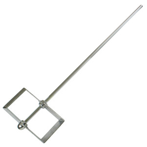 Kraft Tool DC716 Mixing Paddle, Eggbeater, 30in, PlatedSteel