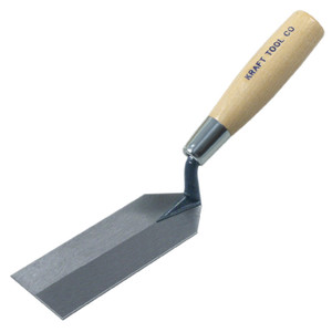 Kraft Tool GG431 5" x 1-1/2" Margin Trowel with Wood Handle Kraft Tool GG431 5" x 1-1/2" Margin Trowel with Wood Handle