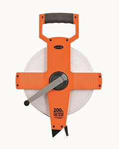 Keson NR18200 200 Ft. Steel Tape with Nylon Coating In Inches - Plastic Housing Keson NR18200 200 Ft. Steel Tape with Nylon Coating In Inches - Plastic Housing