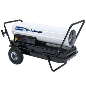 LB White K175 Tradesman 175,000 BTU Kerosene Heater w/ Thermostat