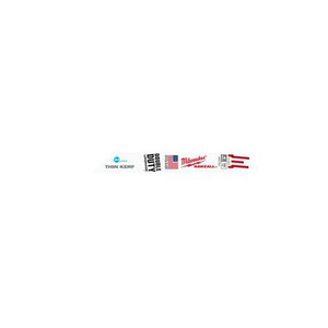 Milwaukee 48-00-4184 6-Inch 18 TPI Ice Hardened Sawzall Blades (5-Pack) Milwaukee 48-00-4184 6-Inch 18 TPI Ice Hardened Sawzall Blades (5-Pack)