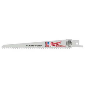 Milwaukee 48-00-5015 6-Inch 6 TPI Super Sharp Sawzall Blades (5-Pack) Milwaukee 48-00-5015 6-Inch 6 TPI Super Sharp Sawzall Blades (5-Pack)