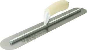 Marshalltown #13526 4" x 20" Trowel with Curved Handle and Round Ends Marshalltown #13526 4" x 20" Trowel with Curved Handle and Round Ends