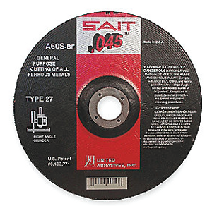 United Abrasives 22021 4-1/2" x 1/16" x 7/8" Metal Cutting Disc United Abrasives 22021 4-1/2" x 1/16" x 7/8" Metal Cutting Disc