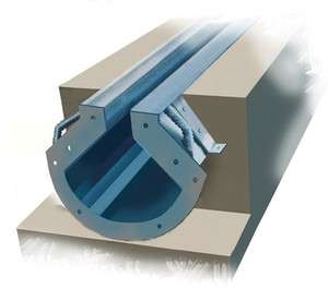 Norstar (U-Drain) #11717 9' 10" Galv. Commercial Section - D - E