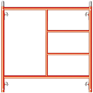 A-1 Scaffold WR-551S 5' Wide x 5' Tall End Frames A-1 Scaffold WR-551S 5' Wide x 5' Tall End Frames