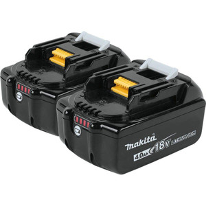 Makita BL1840B-2 18V LXT Lithium-Ion 4.0Ah Battery Twin Pack Makita BL1840B-2 18V LXT Lithium-Ion 4.0Ah Battery Twin Pack