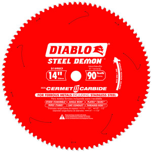 Diablo D1490CF 14" x 1" x 90T Steel Demon Blade