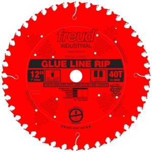 Freud LM74R012 12" x 40T Industrial Glue Line Rip Blade
