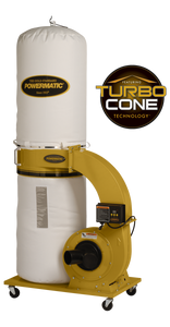 Powermatic 1791078K PM1300 TX-BK Turbo Cone Dust Collector Powermatic 1791078K PM1300 TX-BK Turbo Cone Dust Collector