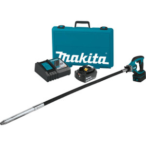 Makita XRV01T 18V LXT Lithium-Ion Cordless 4' Concrete Vibrator Kit Makita XRV01T 18V LXT Lithium-Ion Cordless 4' Concrete Vibrator Kit