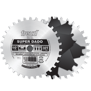 Freud SD510 10" Super Dado Set with Anti-Kickback Design