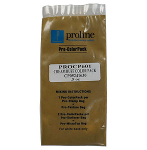 Proline PRO-CP601 #601 Cream Buff Concrete Integral Color Pack Proline PRO-CP601 #601 Cream Buff Concrete Integral Color Pack