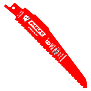 Diablo DS0608BFD25 6" Steel Demon 8/10 TPI Reciprocating Blades (25-Pack) Diablo DS0608BFD25 6" Steel Demon 8/10 TPI Reciprocating Blades (25-Pack)