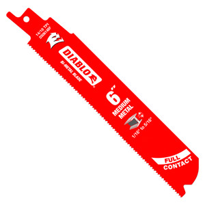 Diablo DS0614BF25 6" Steel Demon 14/18 TPI Reciprocating Blades (25-Pack) Diablo DS0614BF25 6" Steel Demon 14/18 TPI Reciprocating Blades (25-Pack)