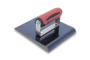 Marshalltown #14224 6" X 6" Blue Steel Edger with Durasoft Handle 1/8" Radius 1/4"Lip