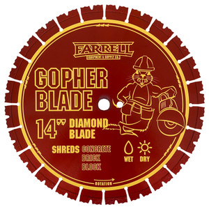 Farrell Equipment 579860103 14-inch Gopher Dry Diamond Blade Farrell Equipment and Supply