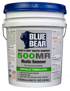 Franmar BLUE BEAR 500MR BEAN-e-doo Mastic Remover For Concrete 5-Gallon Pail Franmar BLUE BEAR 500MR BEAN-e-doo Mastic Remover For Concrete 5-Gallon Pail