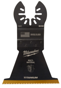 Milwaukee 49-25-1241 2-1/2" BIM Titanium Multi-Material Blade (1-Pack) Milwaukee 49-25-1241 2-1/2" BIM Titanium Multi-Material Blade (1-Pack)