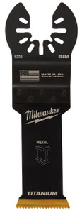 Milwaukee 49-25-1259 1-1/8" BIM Titanium Metal Blade (10-Pack)