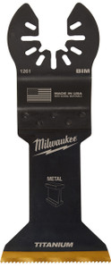 Milwaukee 49-25-1263 1-3/4" BIM Titanium Metal Blade (3-Pack) Milwaukee 49-25-1263 1-3/4" BIM Titanium Metal Blade (3-Pack)