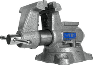 Wilton 28812 Mechanics Pro 6 1/2" Jaw Width, Round Channel Vise with Swivel Base
