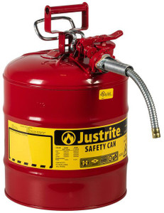 Justrite 7250120 5-Gallon Red Type II Gas Can Justrite 7250120 5-Gallon Red Type II Gas Can