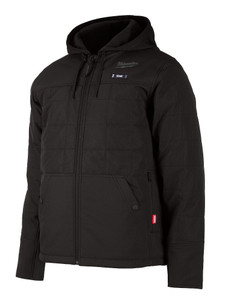 ℳ Milwaukee 205B-212X M12 Heated AXIS Black Hooded Jacket Kit - 2XL